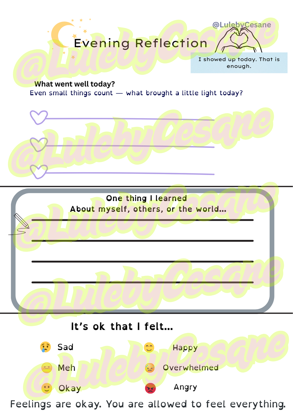 Emotional Gratitude Journal - 52-Page Foundation Edition for Overwhelmed Hearts