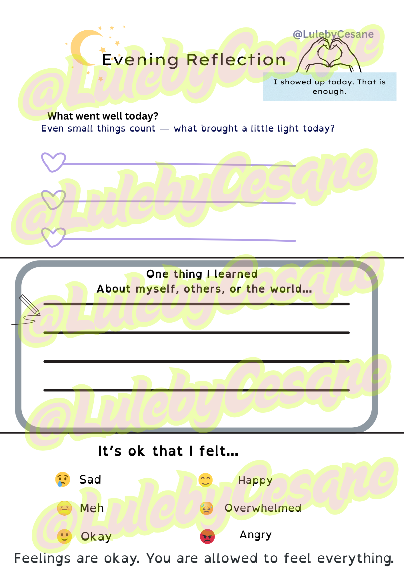 Emotional Gratitude Journal - 52-Page Foundation Edition for Overwhelmed Hearts