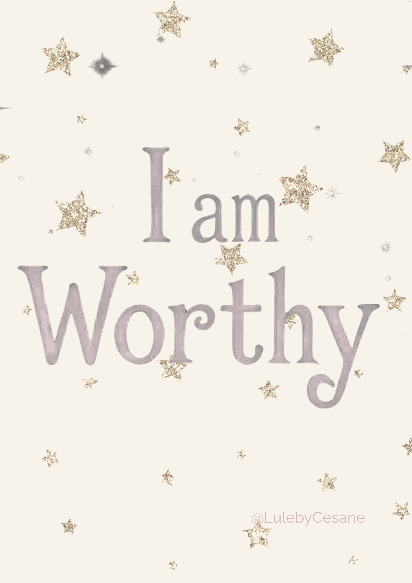 Daily Affirmation Cards - Digital Printable PDF