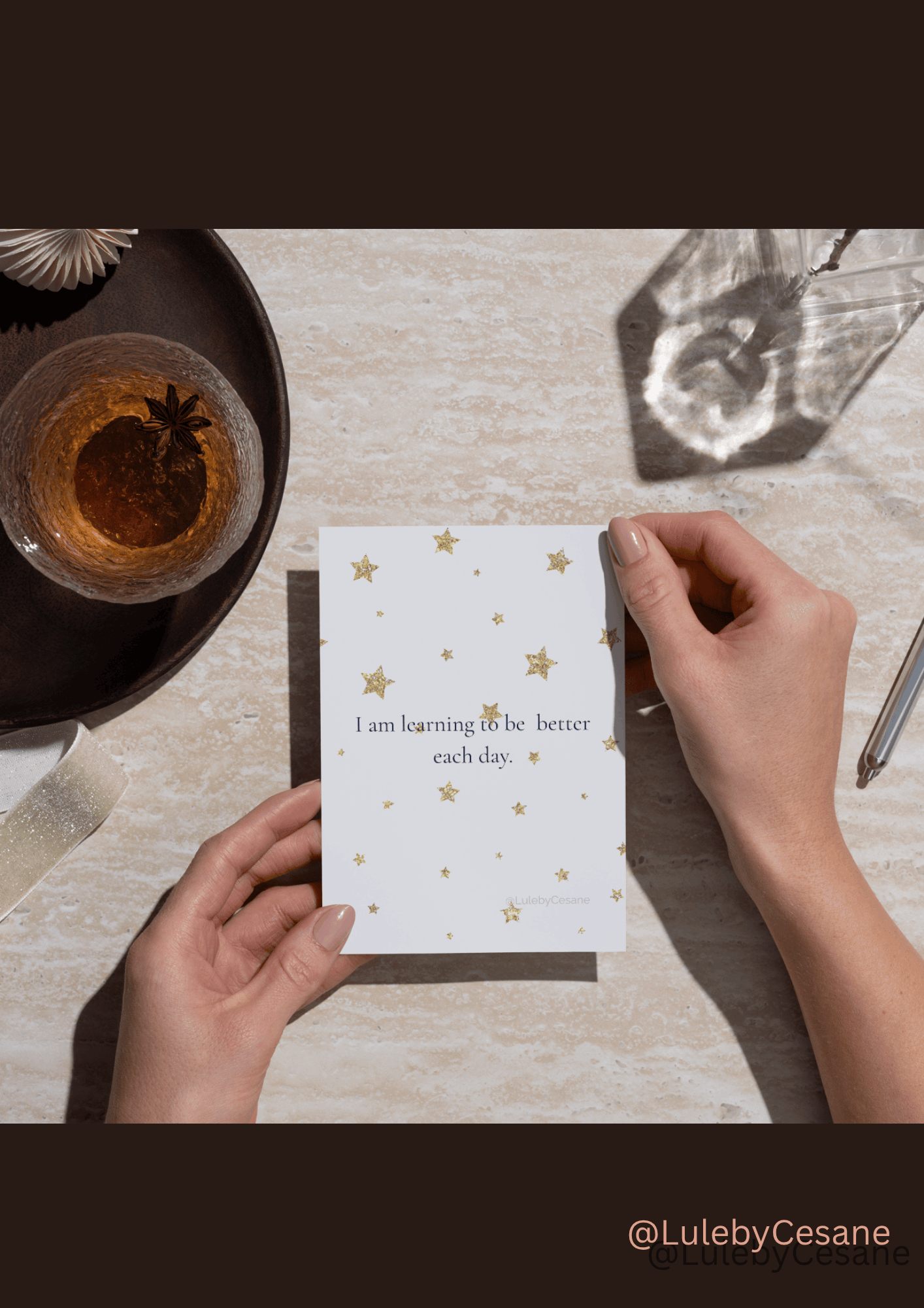 Daily Affirmation Cards - Premium Laminated Mindfulness Deck for Self-Care